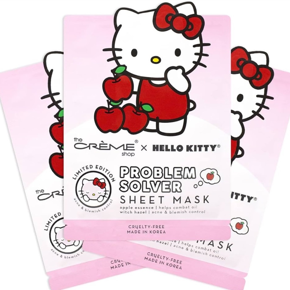 The Crème Shop x Hello Kitty 3-Pack of Limited Edition Facial Sheet Masks